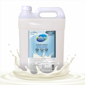 Creme Hand Wash (Milk & Aloe Vera) – 5 Litre