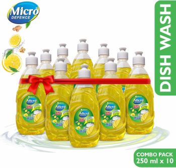 MicroDefence Dish Wash Lemon (10 x 250 ml)