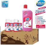MicroDefence Surface & Floor Cleaner Disinfectant British Rose (4 x 50 ml)
